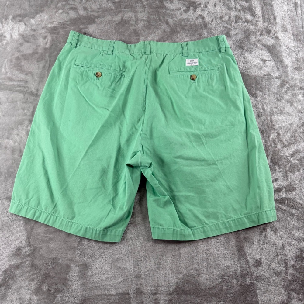 Vineyard Vines Club Short Mens 38 Mint Green Chino‎ Cotton Twill 9 Inch Inseam - Picture 2 of 10